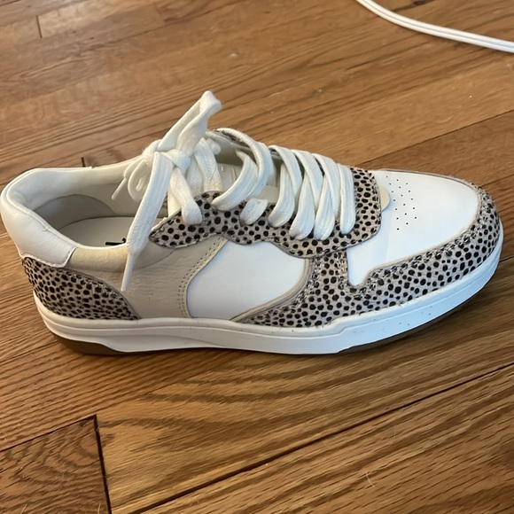 MADEWELL Size 5.5, calf hair, leather and nubuck tennis shoes. - Picture 4 of 8